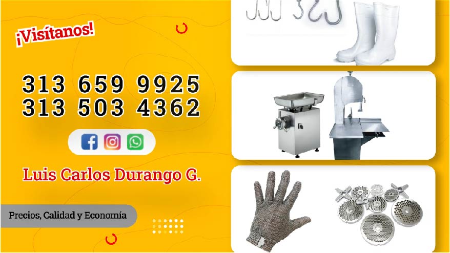 HERRAMIENTAS PARA CARNICERÍAS