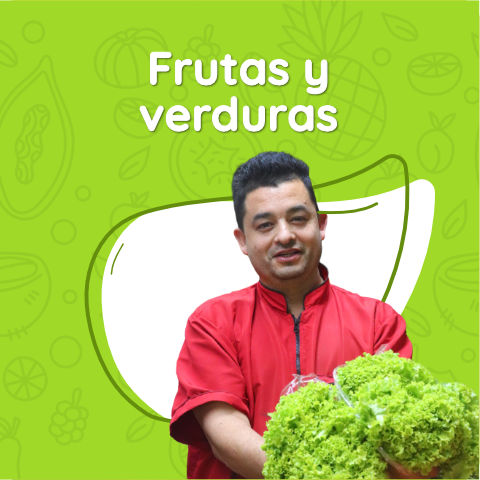 Frutas, Verduras, Legumbres, Frutos secos y Especias